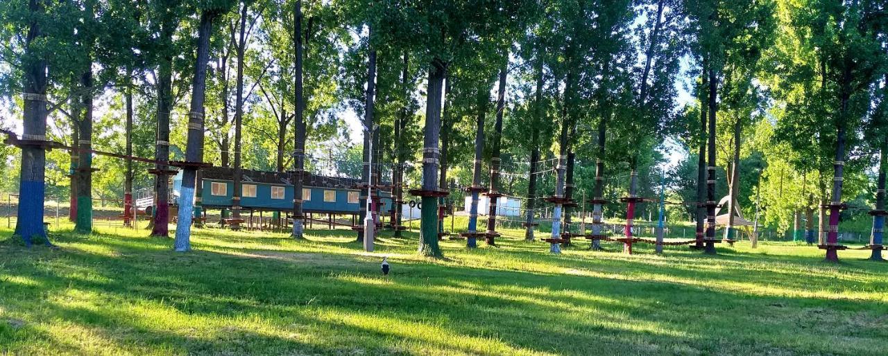 Tisza Camping&Kalandpark Tokaj Hotel Rakamaz Bagian luar foto